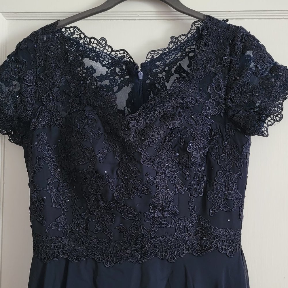 Navy blue prom dress